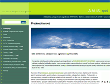 Tablet Screenshot of amys.sk